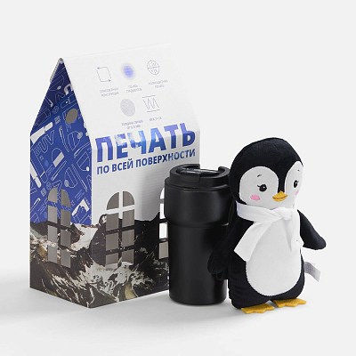 Коробка «Домик», L, с печатью на заказ