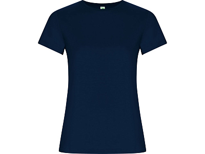 Футболка из органического хлопка Golden Woman женская (Синий нэйви)