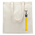 Сумка для покупок LUMISSA 325 г/м² с ремувкой, натуральный/жёлтый - Фото 2