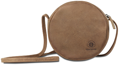 Сумка женская KLONDIKE YUKON «Chloe», натуральная кожа в светло-коричневом цвете, 20 х 20 х 5 см