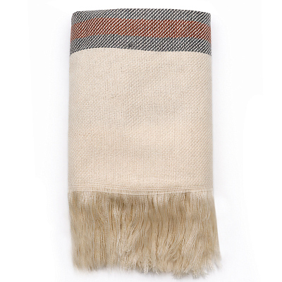 Плед полушерстяной EDITA, бежевый