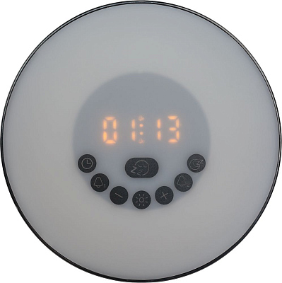 Лампа-колонка со световым будильником dreamTime, ver.2, черная