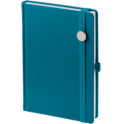 Ежедневник Favor Metal, недатированный  (Бирюзовый)