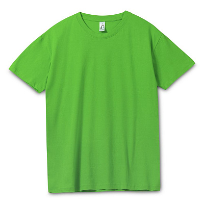 Футболка унисекс Regent 150, розовая (лососевая) (Лайм)