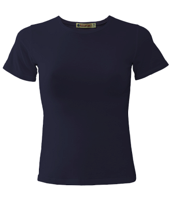 Футболка женская REDFORT стрейч (Темно-синий)