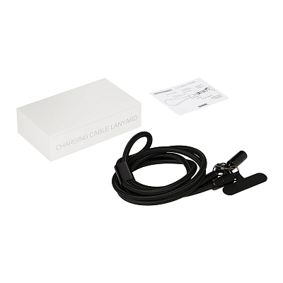 Кабель-ланьярд Волтрикс (Voltrix), черный