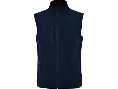 Жилет софтшелл Quebec, мужской (Синий нэйви)