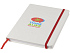 Блокнот А5 Spectrum с белой обложкой и цветной резинкой - Фото 6
