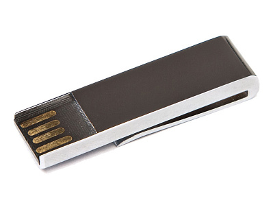 USB 2.0- флешка на 16 Гб в виде зажима для купюр (Серебристый)