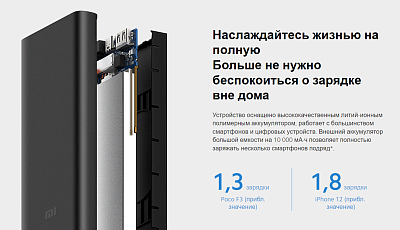 ПЗУ Xiaomi 10W Wireless Power Bank, белый