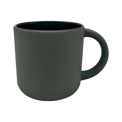 Кружка керамическая Dark Side, серая (Серый)