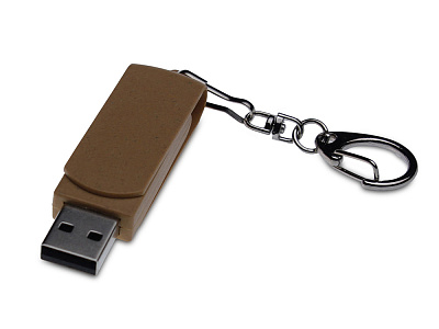 USB 3.0- флешка промо Варуна на 256 Гб с поворотным механизмом (Коричневый)