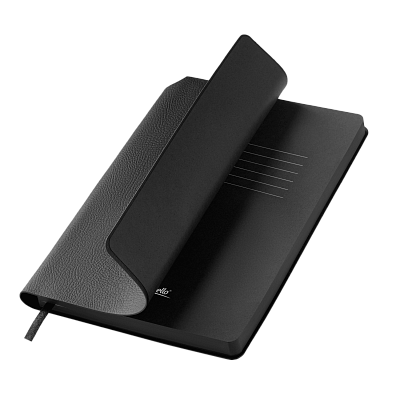 Ежедневник Molto недатированный, черный (Черный, бежевый)