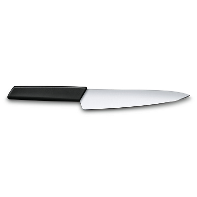 Нож разделочный VICTORINOX Swiss Modern, 19 см, нержавеющая сталь / синтетический материал, чёрный