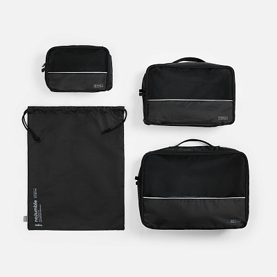 Дорожный набор сумок noJumble 4 в 1, черный