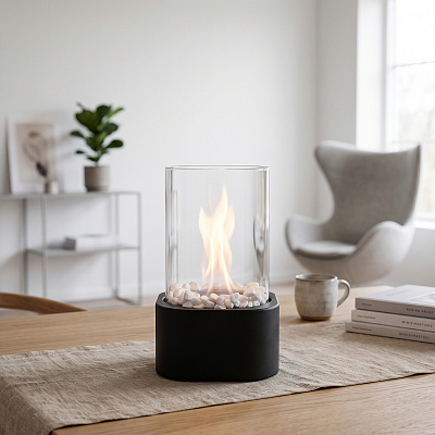 Биокамин квадратный Hygge 3.0 (Чёрный)