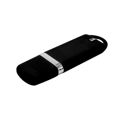 Флешка Shape с покрытием Софт Тач, 16 Гб, черная (Чёрный)