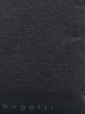Рюкзак с одним плечевым ремнем BUGATTI Universum, графитовый, полиэстер меланж/тарпаулин, 23х9х35 см