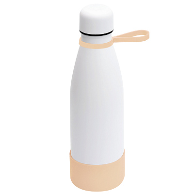 Термобутылка герметичная вакуумная Olivia To Go  (Белый/бежевый)