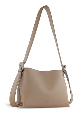 Сумка женская наплечная BUGATTI Luna, пудровая, полиуретан, 30 x 13 x 22 см (Пудровый)