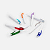 Ручка шариковая Bento, белая с фиолетовым - Фото 7