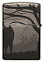 Зажигалка ZIPPO Wolves Design с покрытием Black Ice®, латунь/сталь, чёрная, глянцевая, 38x13x57 мм - Фото 4