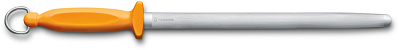 Мусат VICTORINOX Swibo, 30 см, овальная форма, мелко-средняя насечка, сталь, жёлтый (Желтый)