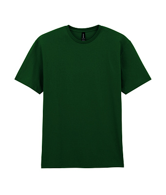 Футболка LIGHT COTTON, БЕЛЫЙ M (Темно-зеленый)