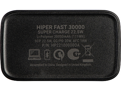 Портативный внешний аккумулятор FAST, 30000 mAh