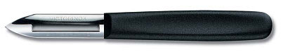 Нож для чистки картофеля VICTORINOX, одностороннее лезвие, чёрный (Черный)