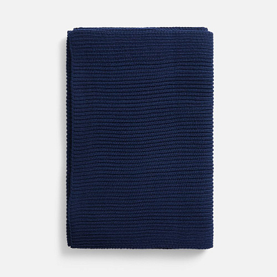 Шарф Nobilis Mono, темно-синий