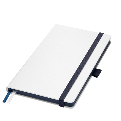 Ежедневник Arctic недатированный, белый/синий (Белый, серый, бежевый, синий)
