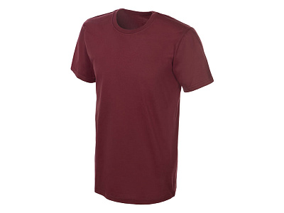 Футболка Super club мужская (Красный бургунди)