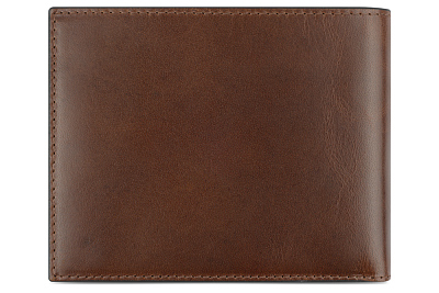 Портмоне BUGATTI Nobile,с защитой данных RFID, коньячного цвета, воловья кожа/полиэстер, 12х2х9,5 см