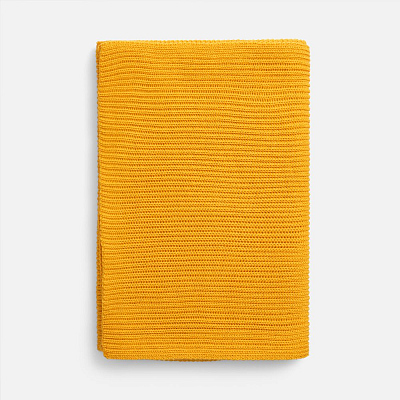 Шарф Nobilis Mono, желтый (медовый)