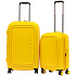 Чемодан Logoduck S, желтый - Фото 5