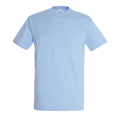 Футболка мужская IMPERIAL , 2XL, 100% хлопок 190г/м2 (Небесно-голубой)