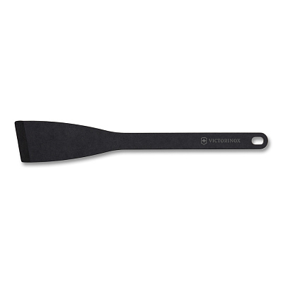 Лопатка со скошенным краем VICTORINOX Kitchen Utensils, 325x54 мм, бумажный композит, чёрная