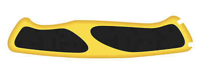 Задняя накладка для ножей VICTORINOX 130 мм нейлоновая жёлто-чёрная