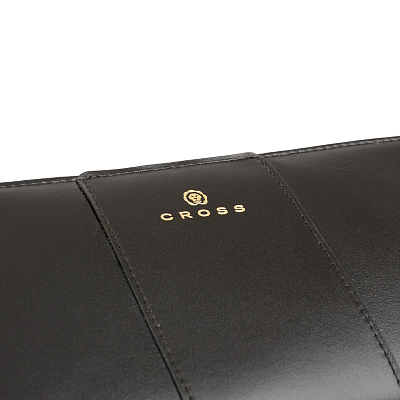 Кошелёк Cross Kelly Wall Black, кожа наппа, гладкая, цвет чёрный, 19,5 x 10,2 x 2 см