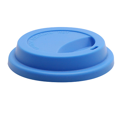 Крышка силиконовая для кружки Magic, светло-синий (Синий)