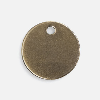 Шильдик металлический Alfa Sirkel  (Бронзовый)