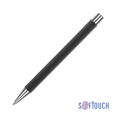Карандаш "Aurora" из переработанного алюминия, покрытие soft touch  (Черный)