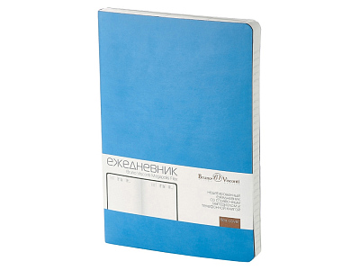 Ежедневник недатированный А5 Megapolis Velvet Flex (Небесно-голубой)