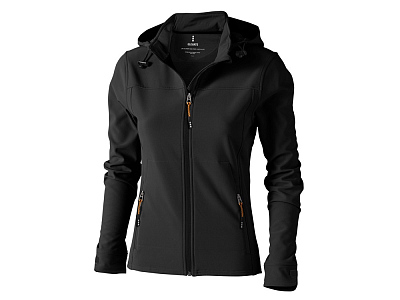 Куртка софтшел Langley женская (Серый антрацит)