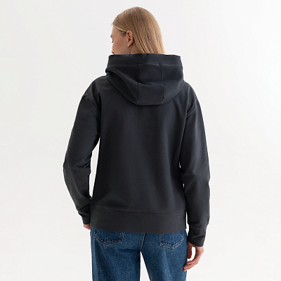 Худи с капюшоном, унисекс Алекс (Alex) антрацит, размер L