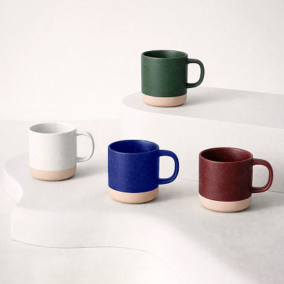 Кружка Marina, бордовая