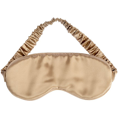 Маска для сна Essential, бежевая (Бежевый)