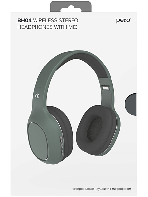 Наушники беспроводные PERO BH04, белый