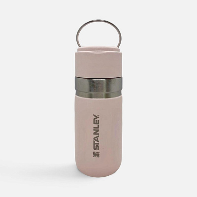 Термобутылка Go Quick Flip 470, розовая (Розовый)